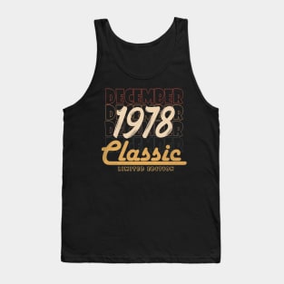 december 1978 birthday Tank Top